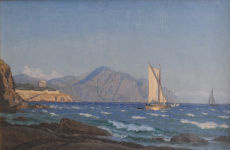 Rasmussen - Au large des côtes de Sorrente, vers 1874